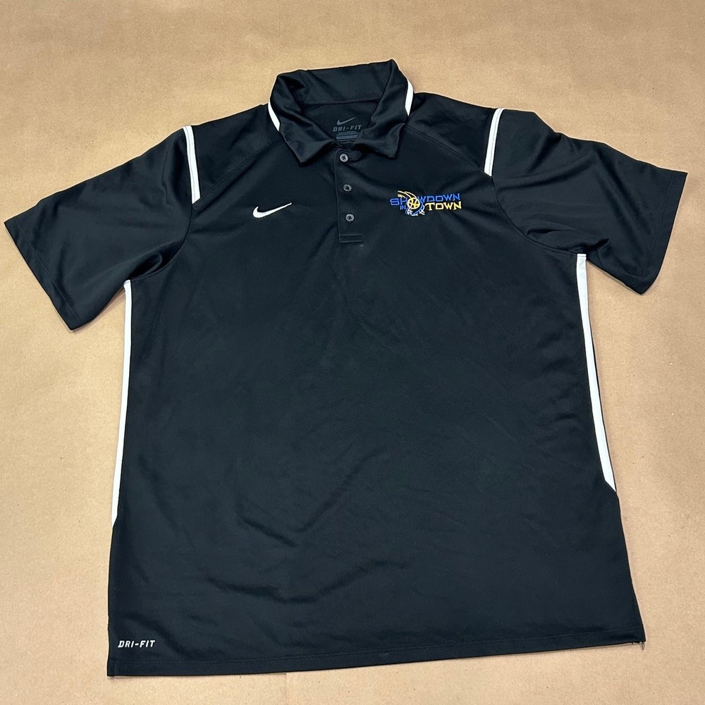 Nike Black Polo Showdown in O Town Mens Large